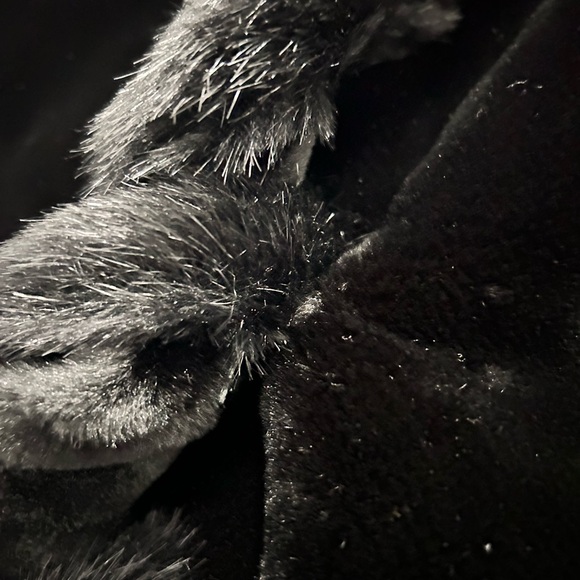 Comme Du Vrai Faux Fur Coat Size: 8 - Picture 9 of 13